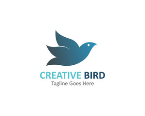 Creative logo design Bird vector template icon