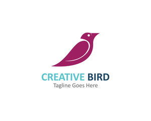 Creative logo design Bird vector template icon