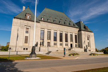 Fototapeta na wymiar Supreme court of Canada in Ottawa