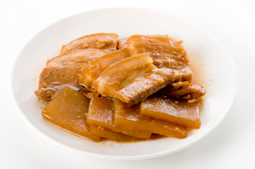 豚バラとコンニャクの煮物