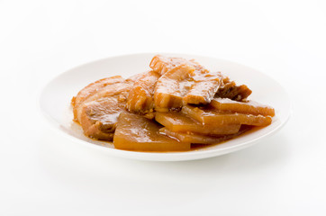 豚バラとコンニャクの煮物