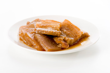 豚バラとコンニャクの煮物