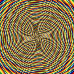 Fototapeta na wymiar Abstract background illusion hypnotic illustration, graphic.