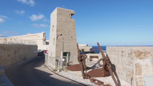 Valletta, Malta, National War Museum  Fort St Elmo