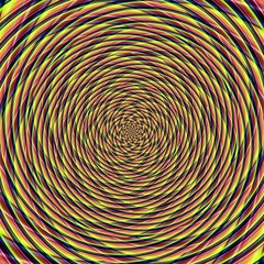 Fototapeta na wymiar Illusion background spiral pattern zig-zag, design hypnotic.