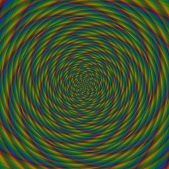 Illusion background spiral pattern zig-zag, decoration swirl.