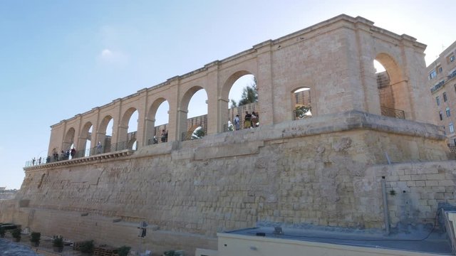Valletta, Malta, Monument Enea by Ugo Attardi