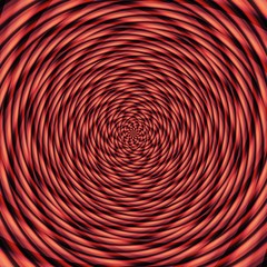 Illusion background spiral pattern zig-zag, design psychedelic.