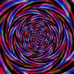 Fototapeta na wymiar Spiral swirl pattern background abstract, optical zig-zag.
