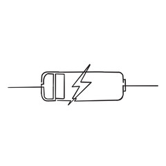 battery charger icon with handdrawn doodle style
