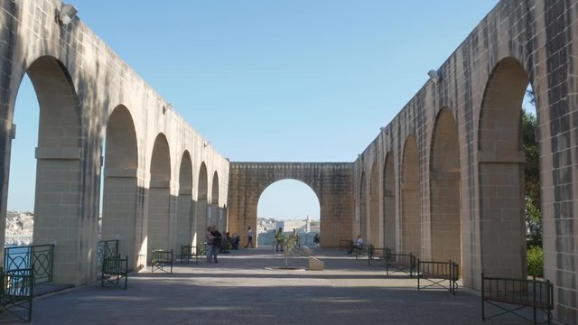 Valletta, Malta, Monument Enea by Ugo Attardi