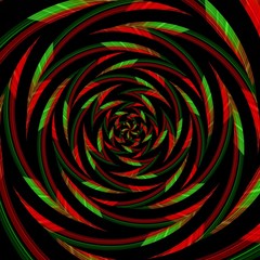 Spiral swirl pattern background abstract, graphic illusion.