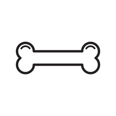 bone illustration icon logo vector template