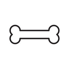 bone illustration icon logo vector template