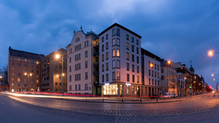 Fototapeta na wymiar The Old Town in Helsinki, Finland. 