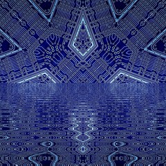 pcb printed circuit board pattern. abstract chip.