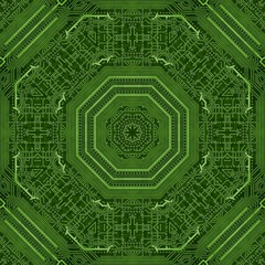 pcb printed circuit board pattern. motherboard conceptual.