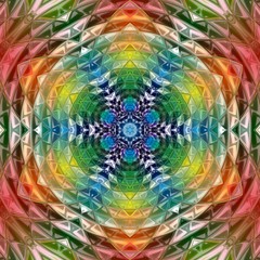 Obraz premium mosaic pattern texture background decoration. geometric wallpaper.