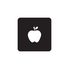 Apple fruit icon symbol vector