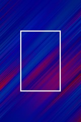 Diagonal stripes background with frame. Lines abstract design cover, border card.