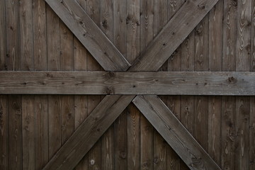 cross wooden door vintage style .