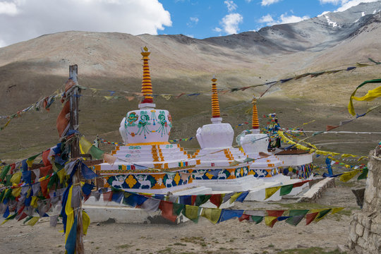Chorton  at Kumzum La,Himachal Pradesh,India