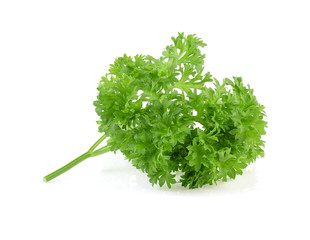 Parsley isolated on white background
