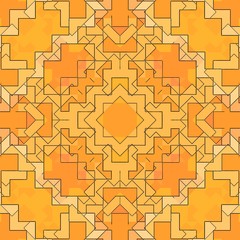 Mosaic abstract background pattern stained, geometric colorful.