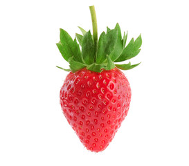 Strawberry isolated on white background.