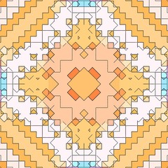 Mosaic abstract background pattern stained, multi.