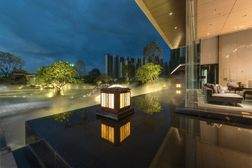 Club, indoor and outdoor space