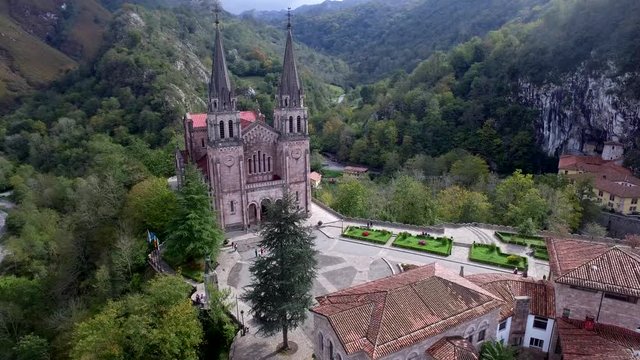 Fly above Covadonga  | Spain (aerial footage 4k)