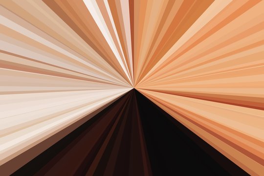 background beam brown pattern rays. cuprum shiny.