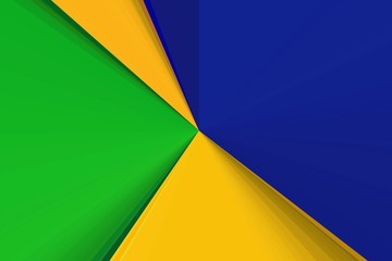 brazilian flag beam background blurry. light brasil.