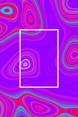 Abstract psychedelic poster background and hypnotic design, gradient liquid.