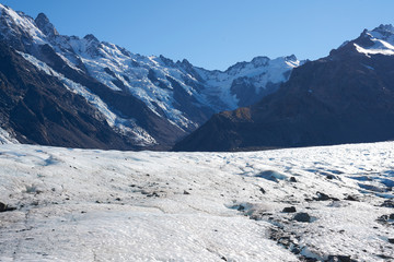 Mt Cook New Zealand,  glacier