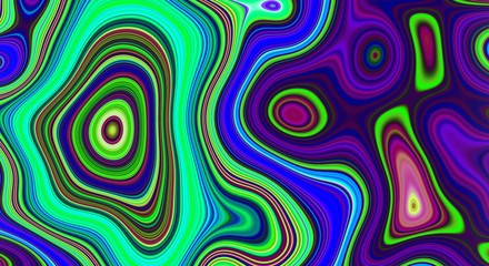 Psychedelic abstract pattern and hypnotic background for trend art, artistic. - obrazy, fototapety, plakaty