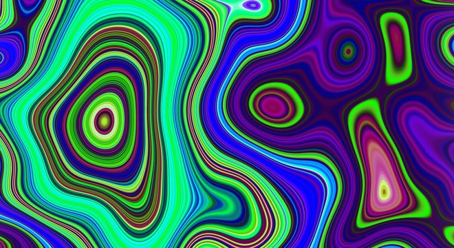 Psychedelic abstract pattern and hypnotic background for trend art, artistic.