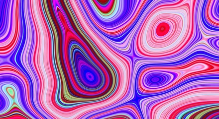 Psychedelic abstract pattern and hypnotic background for trend art, art zine culture.
