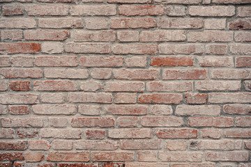 Old red brick wall textures and backgrounds
