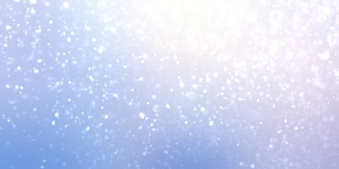 Winter snow light abstract background. Outside template. Defocused soft natural illustration.