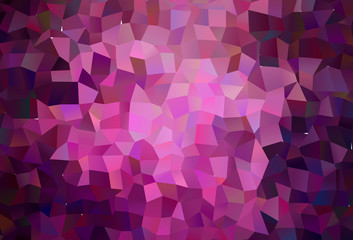 Dark Pink vector low poly texture.