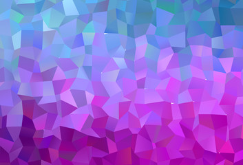 Fototapeta premium Dark Pink, Blue vector polygonal background.