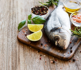 Fresh fish dorado