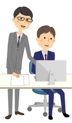 ビジネスシーン　PC