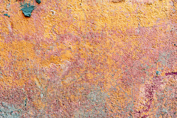 Texture of a concrete wall with cracks and scratches which can be used as a background