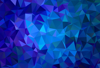 Light Pink, Blue vector triangle mosaic background.