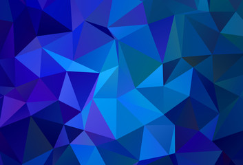 Light Pink, Blue vector abstract mosaic backdrop.