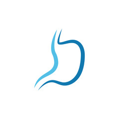 Stomach icon graphic design template vector isolated