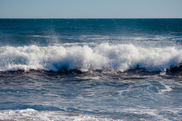 Seascape with a view of khalaktyrka beach